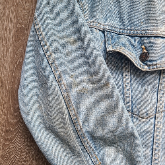 Vintage 90s Boogies Diner Twin Cities Medium Levi's Denim Jacket 70598 4834 - Picture 11 of 11